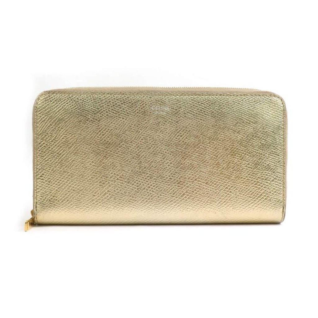 Celine Round Zipper Long Wallet